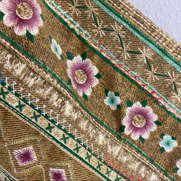 Handmade Green Quilted Jacket - Picture 3 of 7